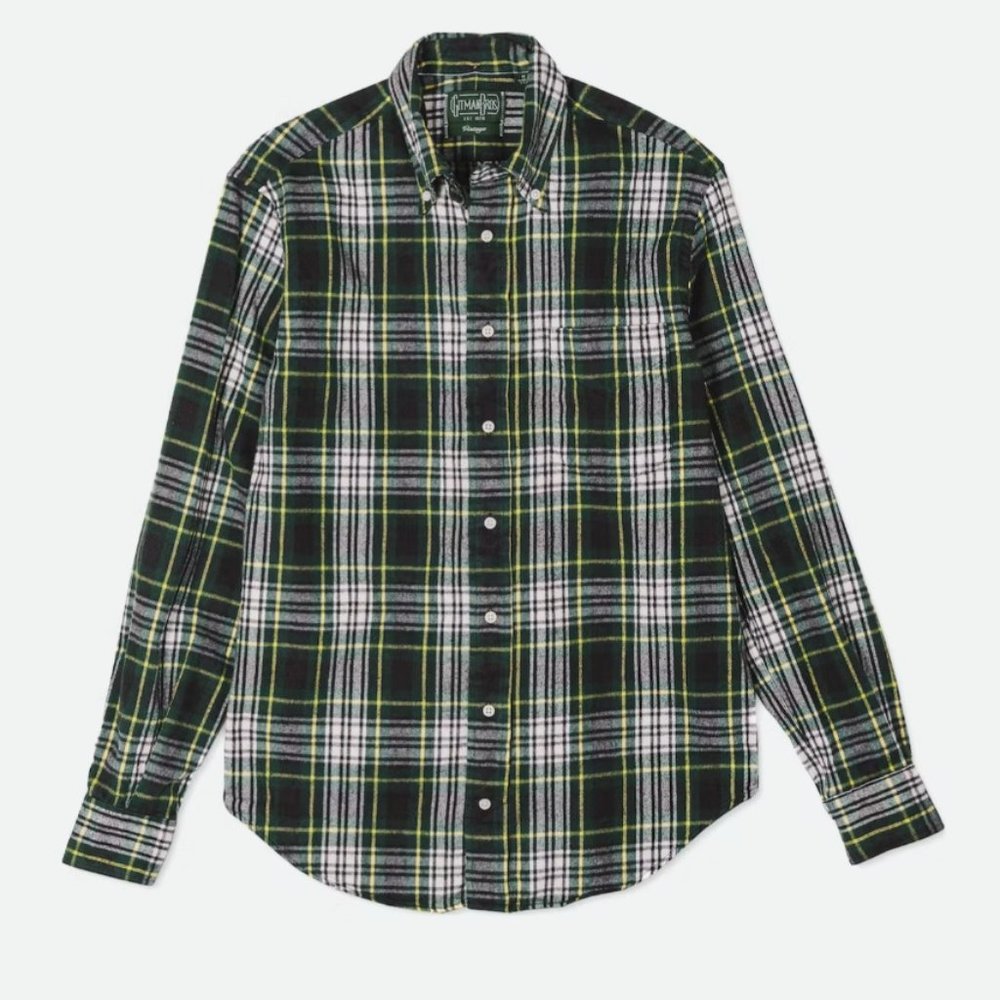 Gitman Bros Vintage - Daywatch Tartan Flannel Button Down (NWT)
